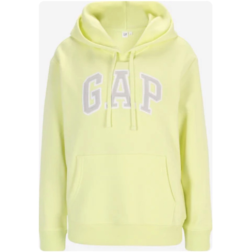 GAP| Sweatshirt 'HERITAGE' in Lemon Yellow | NWOT | Large